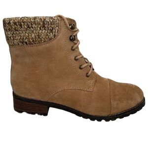 Bjorndal Phoebe Leather Lace Boots 352534 Brown Sz 10